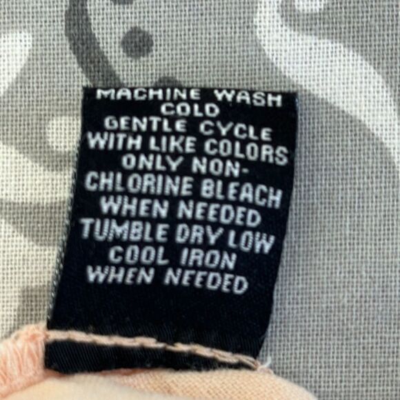 Linen Blend Pants Size 14 intro. Love The Fit Peach Color - Picture 12 of 12